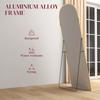 165Cm Aluminium Frame Standing Mirror Gold