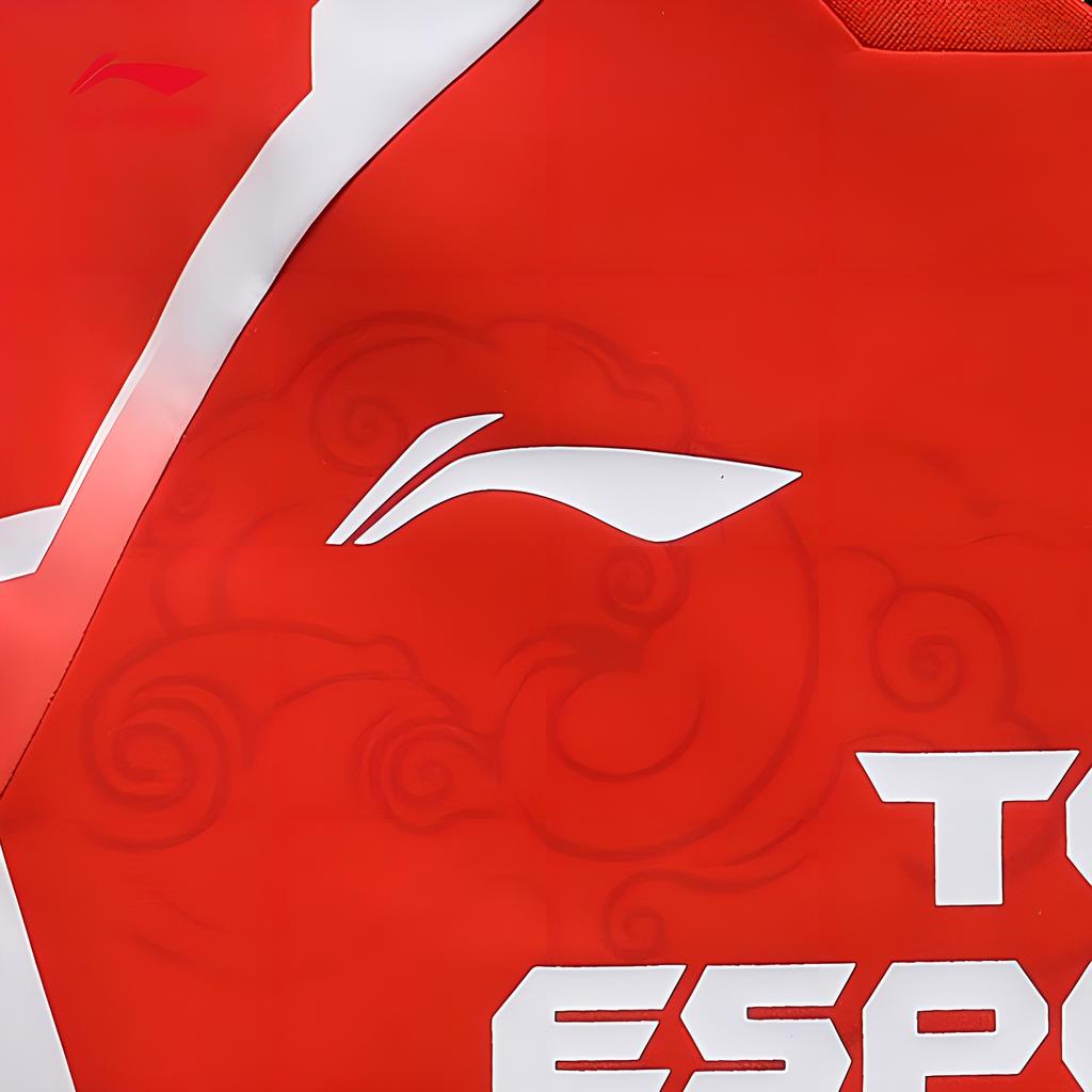 Li-Ning Sports Lifestyle Series Letter Print Raglan Short Sleeve T-Shirt Unisex T-Shirts Red ATSU707-1