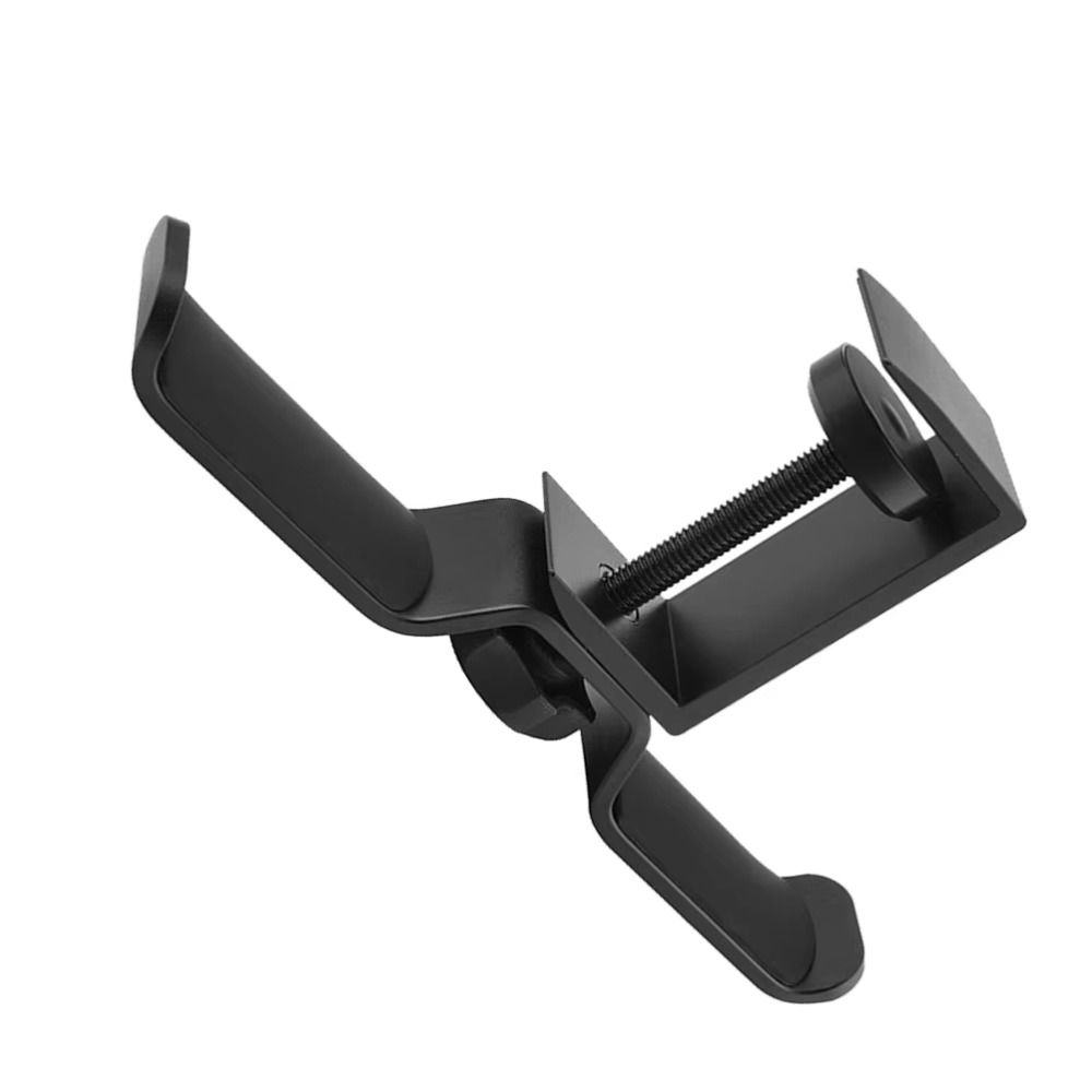 Aluminum Zinc Zinc Alloy Earphone Bracket Hanger Double Hook Headset Rack Holder  For Under Desk