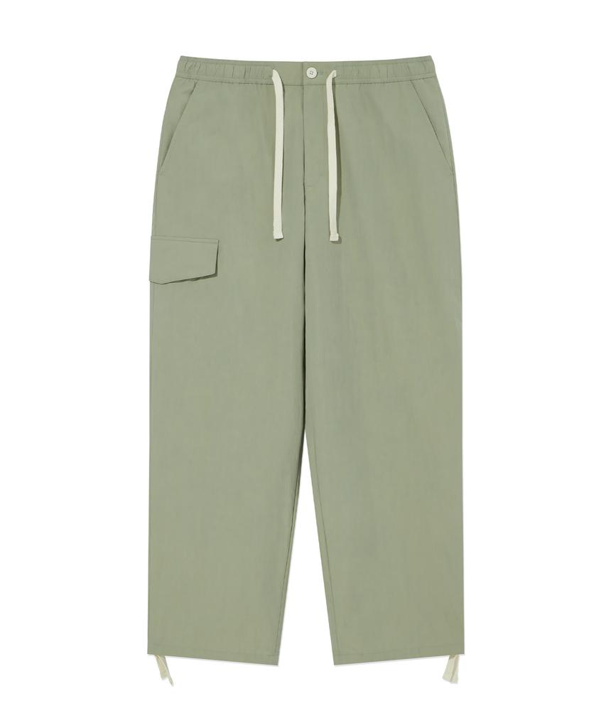 COVERNAT Semi-Wide String Cargo Easy Pants Light Khaki
