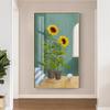 Flowers Canvas Painting Rose Sunflowers Poster Print Nordic Wall Freshing Picture for Living Room Dining Room Modern Home Decor