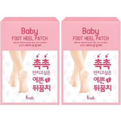 Pretty Baby Foot Care Náplast na paty, 10 balení, 2 kusy