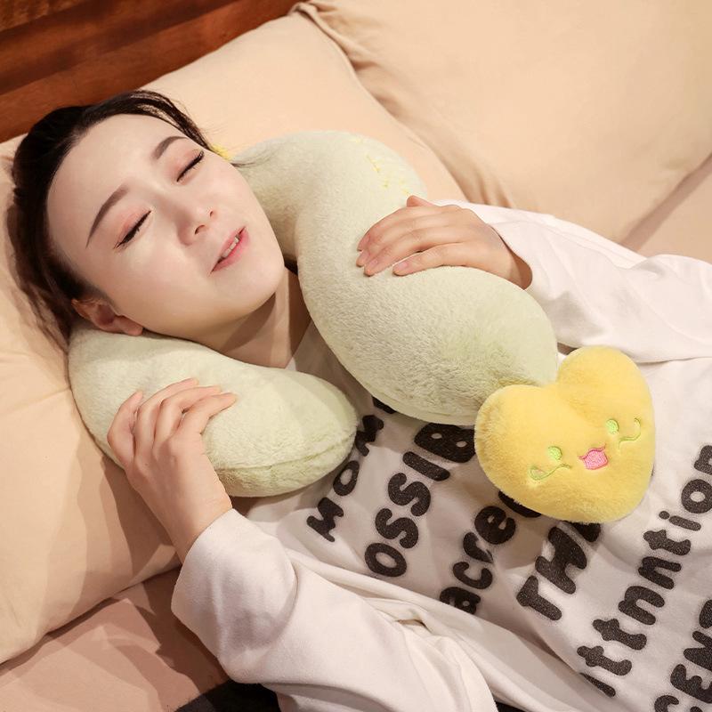 Creative Question Mark Throw Pillow Bed Sleeping Pillow Multi-functional Neck Pillow Sofa Pillow Neck Ornament