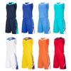 Blauer Ballsportanzug, atmungsaktive und schnelltrocknende Teamuniform für das Schülersporttraining, Kinder-Sportweste, Großhandel Basketballanzug.