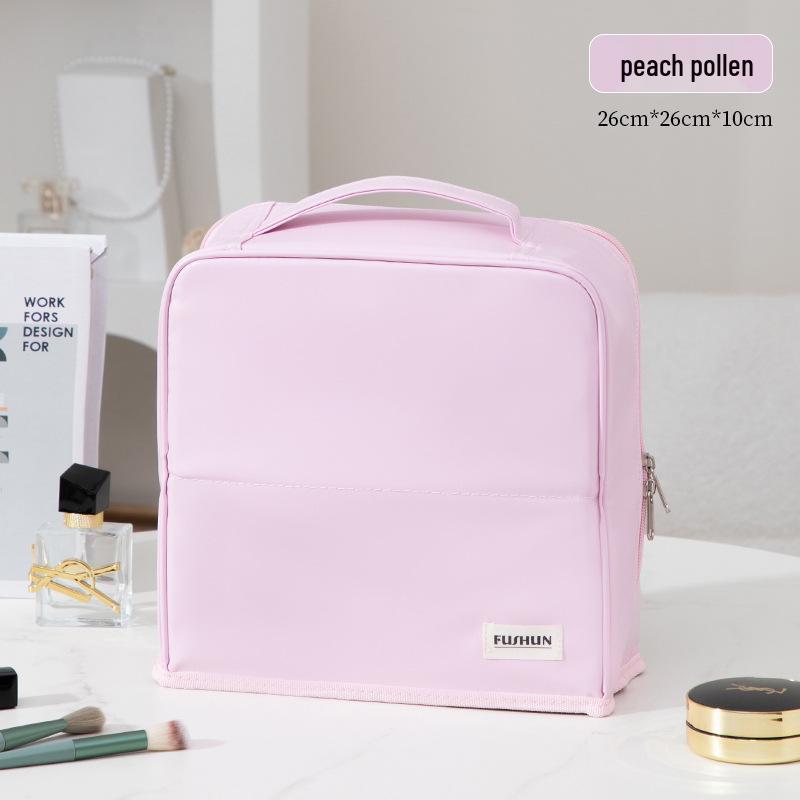 

Vertical Multifunctional Women s Makeup Bag — Large Capacity Travel Hanging Cosmetics & Pencil Case