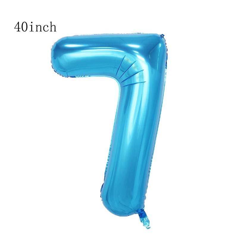 Feiern Sie mit lebhaften 32-Zoll- und 40-Zoll-Geburtstagszahlen-Folienballons für Partys