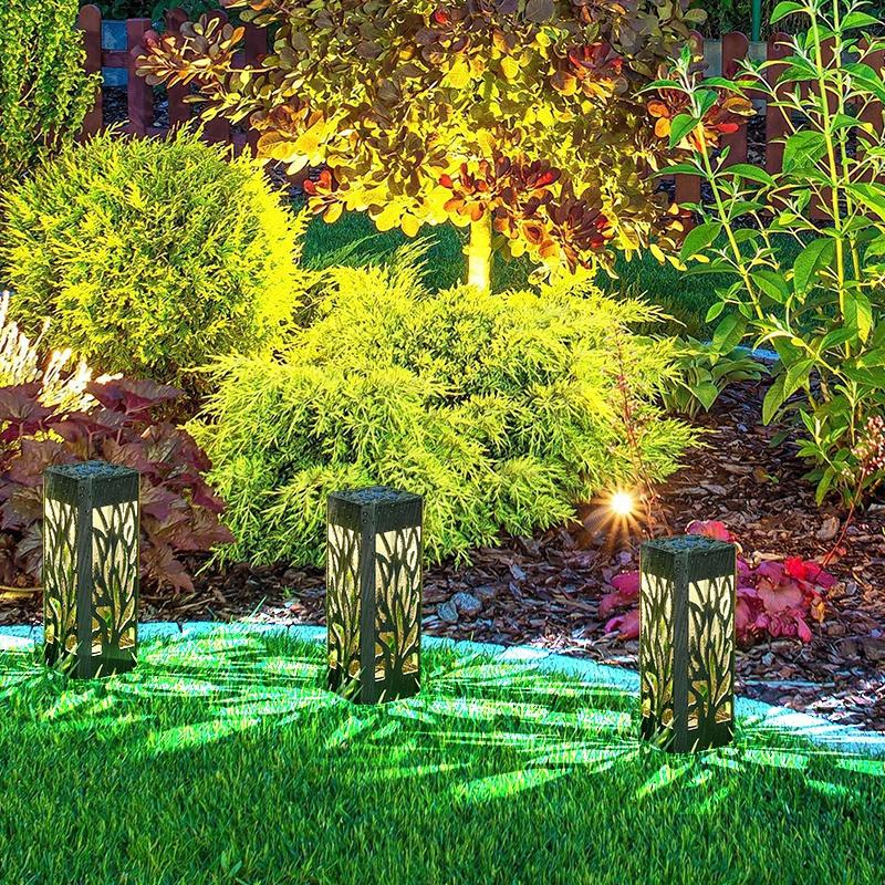 8 PCS Solar Garden Lights LED Solar Pathway Lights Outdoor Waterproof IP44 Landscape Lighting Christmas Garden Decor Lights for Outside Backyard