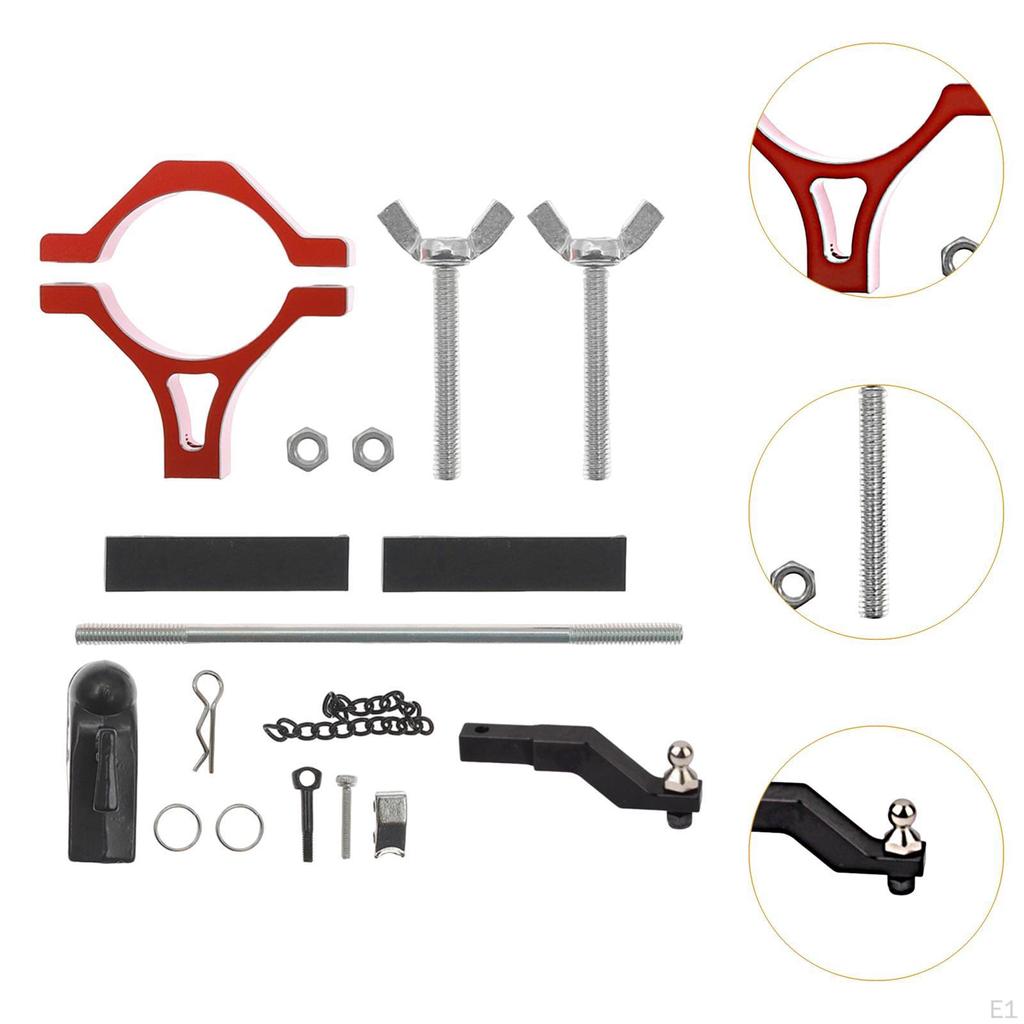 RC Crawlers Tow Hook Kit for H8H Y21, Easy Setup Towing Parts
