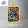 Golden Tibetan Thangka Pendant Necklace With Five Wealth Deities Charm Copper Amulet Men Women Ethnic Style