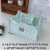 Quilted Storage Box Dot Pattern Cosmetics Snacks Organizer Storage Basket  Home Decoration