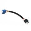 H4 Socket Connector Wiring Harness Blue+Black Plastic+Ceramic Male & Female