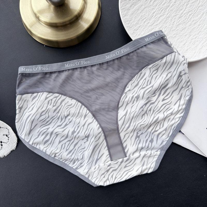 

Женское весенне-летнее удобное сексуальное нижнее белье с леопардовым принтом и ледяным экраном L серый