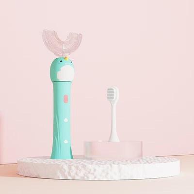 Qianbaimei Kids U-shaped Electric Toothbrush CN Plug (adapter Included)