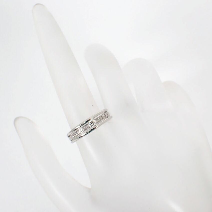 [Used] Pt900 Diamond Ring/Size 10/j59-9