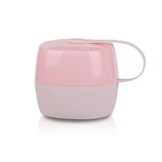 

Двухцветный портативный детский сосок-колыбель для соски, держатель, коробка для хранения розовый