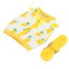 Mini Pets Vest Harness and Leash Set Adjustable for Guinea Pig Small Animal ApparelS Yellow
