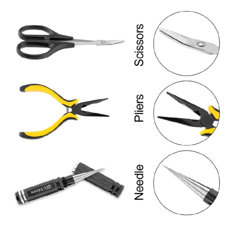 Heavy Duty 14 Tool Multipurpose Kit With 3Nm Torques Capacity For Model Building And Household Repairs