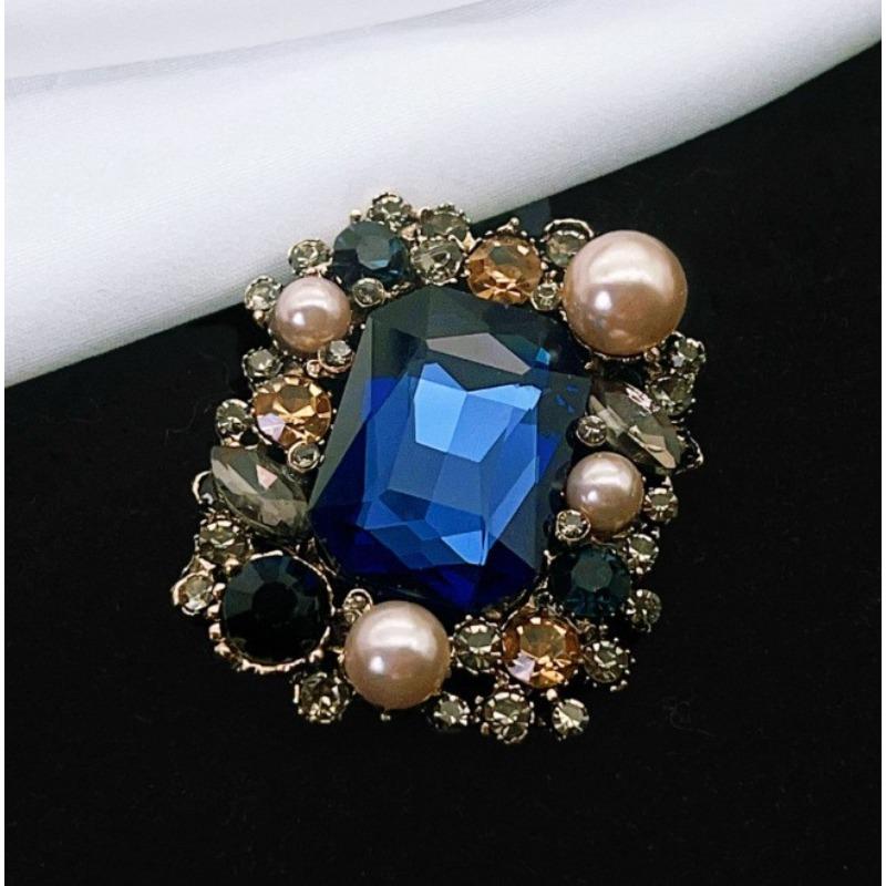 New Alloy Brooch High-end Niche Women's Peony High-end Pin Coat Suit High-end Versatile Brooch