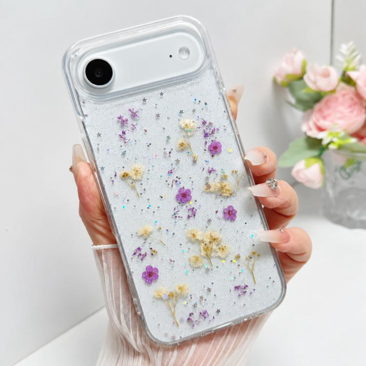 Gypsophila Floral Pattern Soft TPU Shockproof Protective Phone Case For iPhone 18 Pro