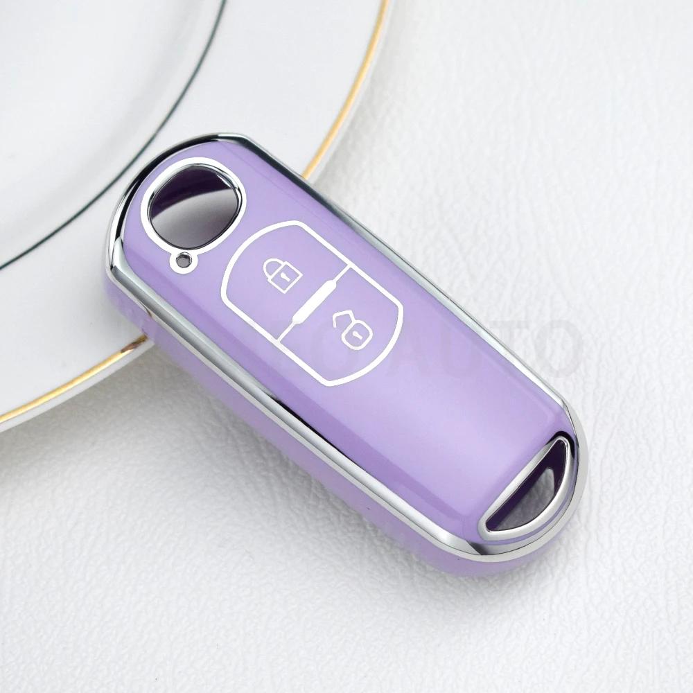 TPU 2 Tasten Auto Fernbedienung Schlüsselhülle Abdeckung für Mazda CX-3 CX3 CX-5 CX5 CX7 CX-9 CX8 2 3 5 6 BL BM GJ Atenza Axela Demio