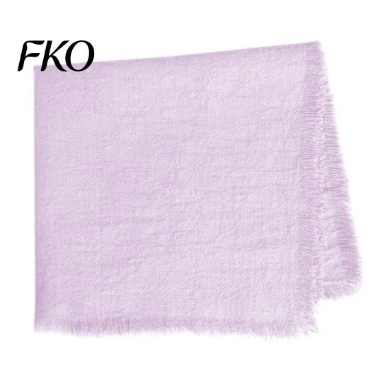 Natural Feel Napkins Boho Linen Napkin, 18 Inch Washable Fringed Fabric Rustic Farmhouse Style Napkin for Dining Table Home Wedding Bridal Shower Soft