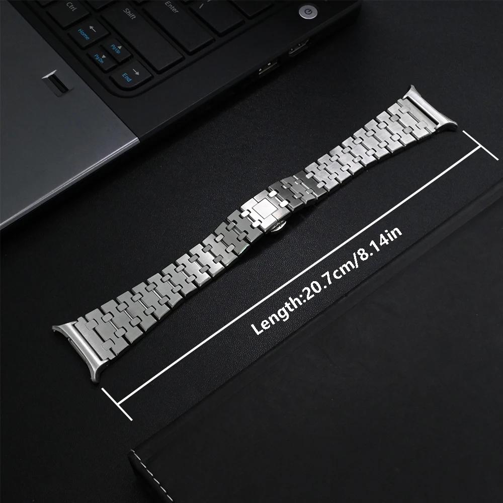 No Gaps Stainless Steel Band for Samsung Galaxy Ultra 47mm 2025 Luxury Bracelet for galaxy watch 7 ultra Strap Curved End Correa