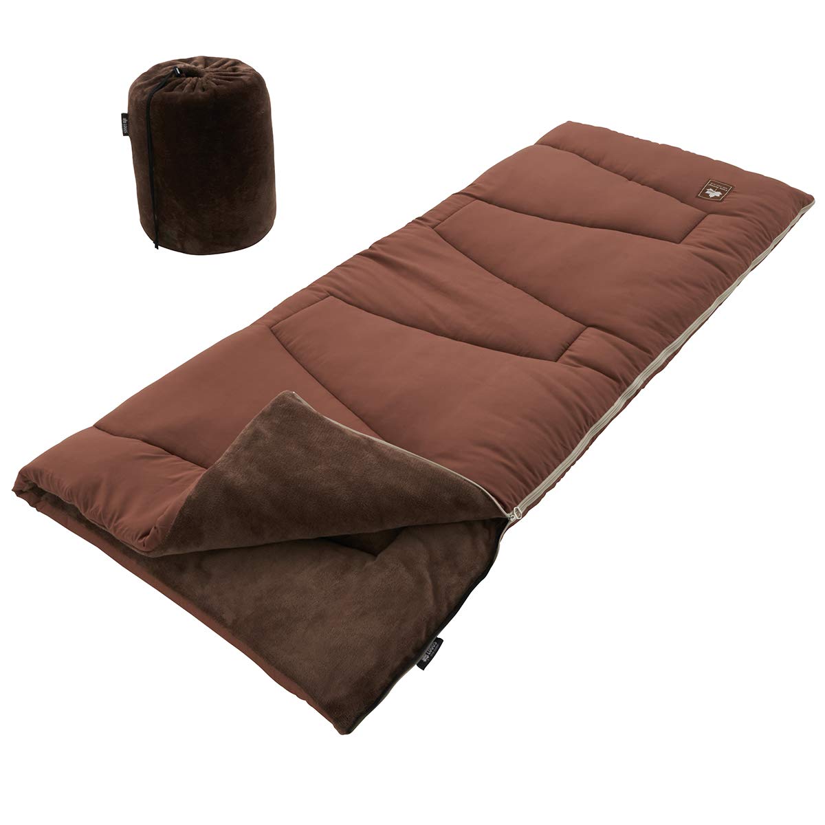 

LOGOS Washable Soft Touch Sleeping Bag Winter Sleeping Suitable for Winter Use down to Disaster Fully Washable -4, Bag, -4°C, Preparedness,