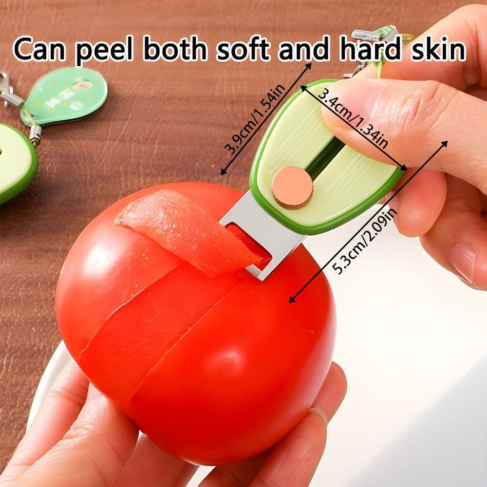 Multifunctional Retractable Mini Peeler Peeling Tool Manual Peeler for Household Kitchen Tool