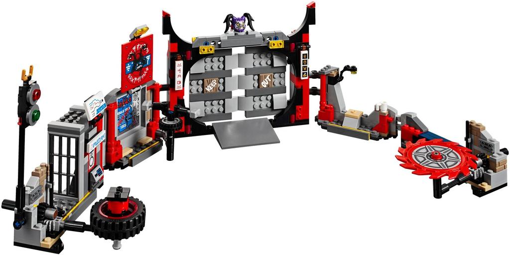 LEGO Ninjago Team Black Underground Dojo 70640 Garmadon's