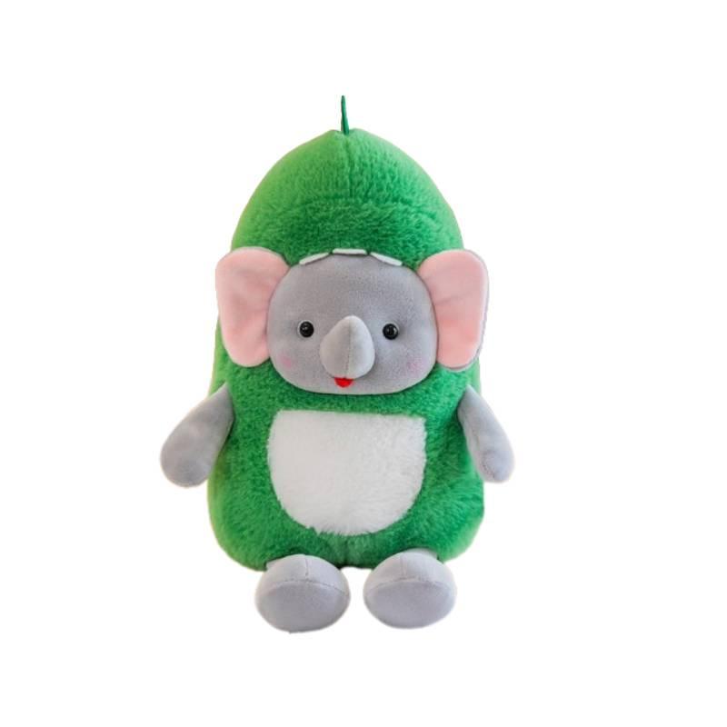 Cute Transforming Dinosaur Plush Toy For Kids' Birthday Gifts Short Hair Breathable Comfortable No Fading Available In Bunny Panda Duck Elephant