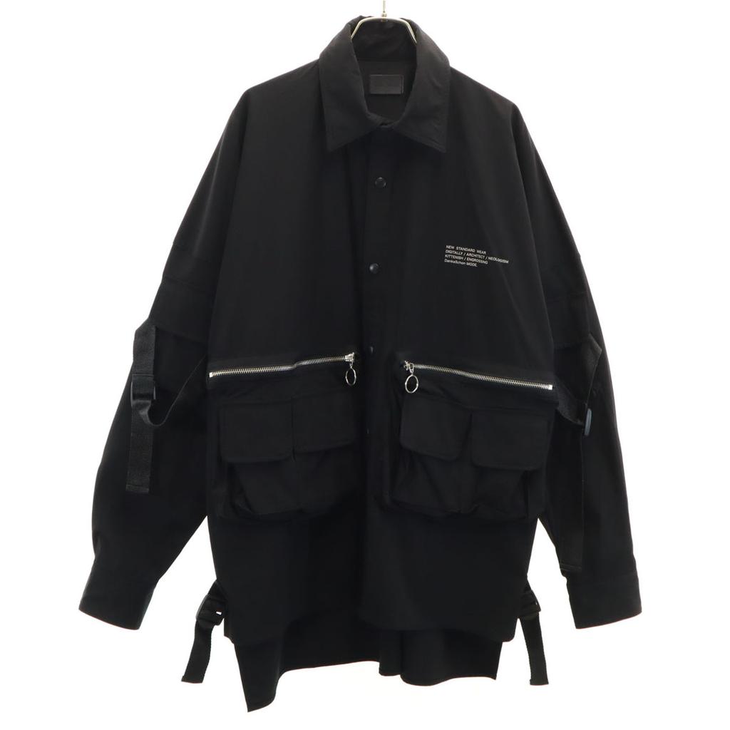 Danke Schon Long Sleeve Design Shirt F Black Men's Used