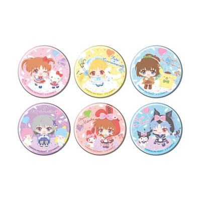 Série Magical Girl Lyrical Nanoha x Personnages Sanrio 01 [Illustration Mini Personnage] Boîte de 6 Badges
