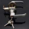 Anti-theft Door Lever Lock Stainless Steel Three-bar Handle Lock  Hardware Accessories