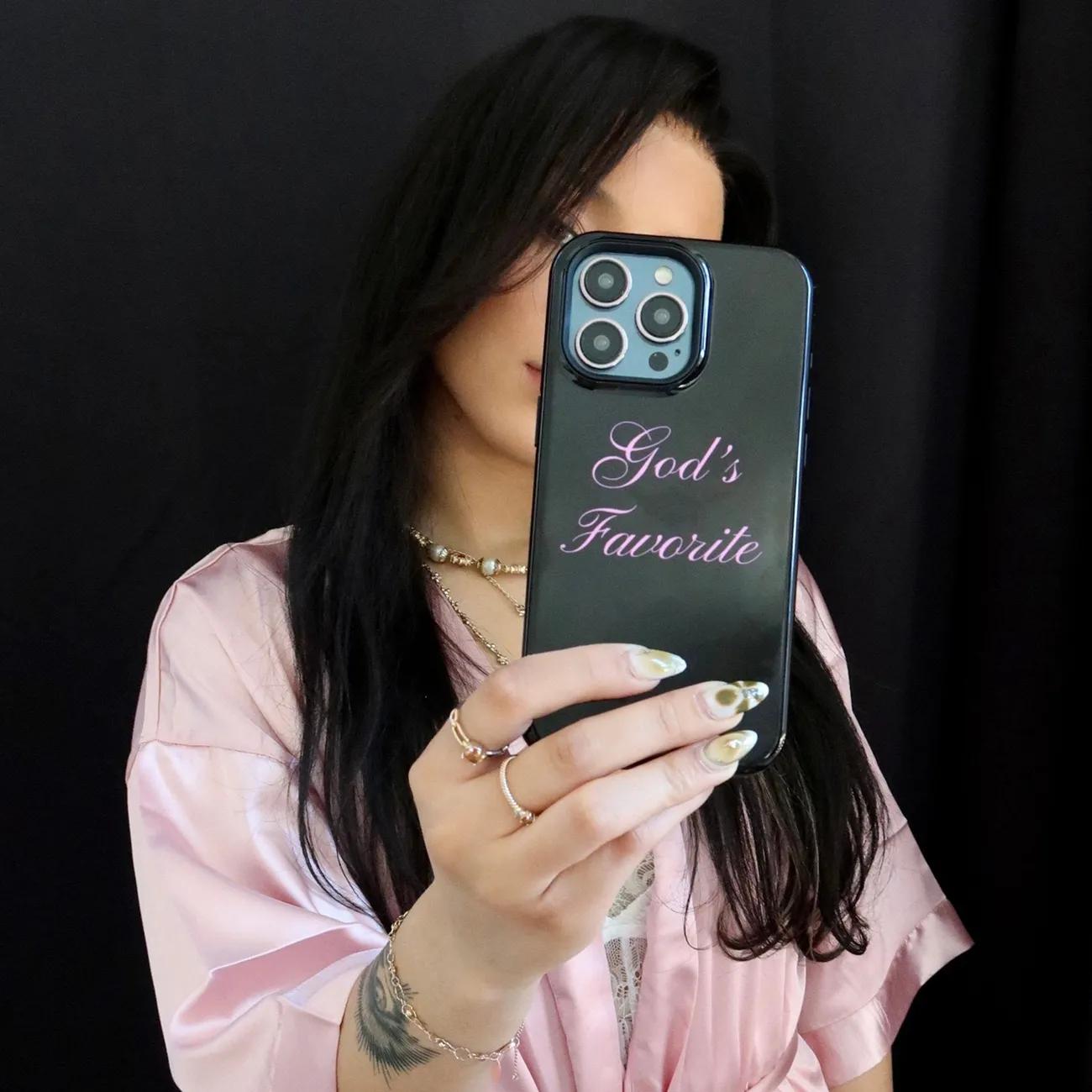 

Gods preference Simple Personalized English Phone Case for iPhone 17 16 15 14 13 12 11 Pro Max Plus Air Glossy Film Hard PC iPhone 11 Pro