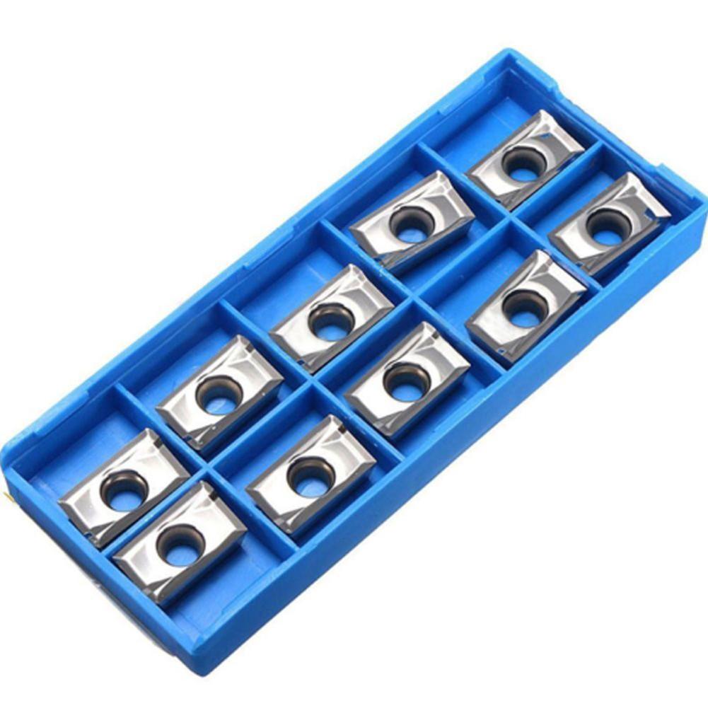 10pcs APMT1604PDER-MA3 H01 Milling Carbide Inserts Blades for Aluminum APKT1604