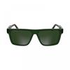 Lacoste Sunglasses Square Full Rim  Transparent Green Frame And Green Lens L6059