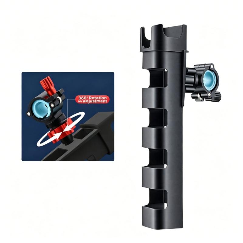 Universal Adjustable Rod Rack Brackets Replacement Light Weight Motorcycle Fishing Roles Holder Easy To Install