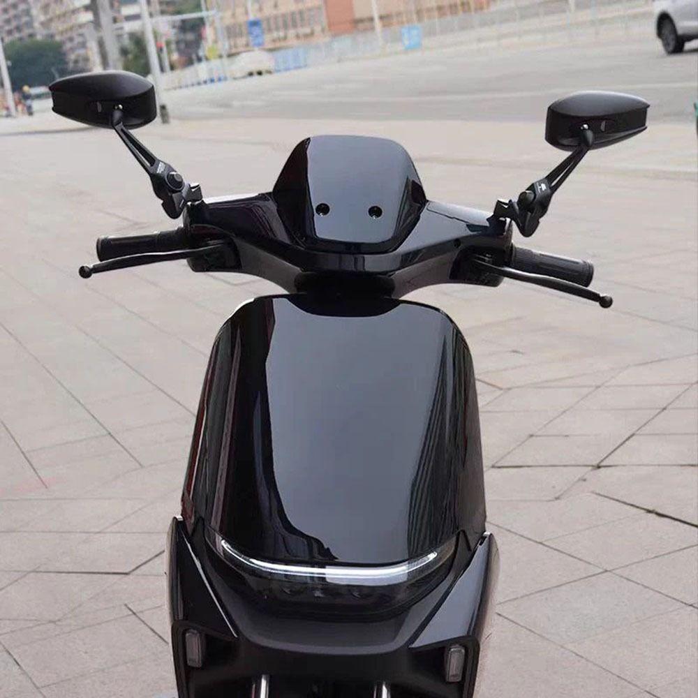 1 Pair Blue Glass Motorcycle Side Mirror Angle Adjustable Handlebar Mirrors  Motorcycle Accessories