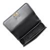 Michael Kors Mk Delancey Metal Logo Chain Shoulder Strap Leather Crossbody Bag Small Women Crossbody Bag Black 32T4GD8C5L-BLACK
