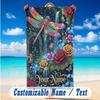 Dragon Phoenix Theme Beach Towel Personalized Custom Name & Text Soft Quick Dry Beach Towel for Swimming Travel
