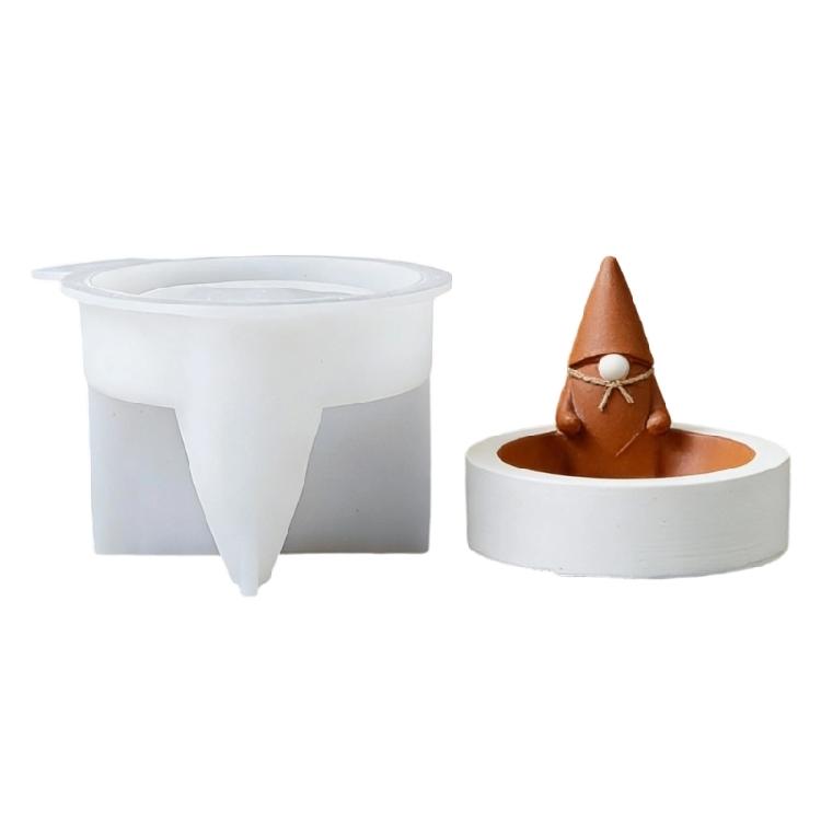 

Silicone Mould For Crafting Elegant Gnomes Themed Candle Stand Decorations 1
