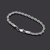 Men's Original Cuban Hip-Hop Twist Chain: Trendy Titanium Steel Bracelet, Non-Fading Hand Jewelry