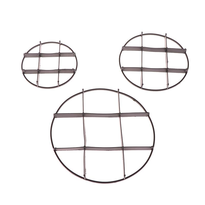 5Pcs Flower Pot Tray Anti Rot Root Plastic Saucer Bracket Drip Plant Flowerpot Tray Garden Flower Pot Hole Mesh Pad Supplies