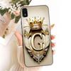 Casing For ZTE Blade L210 Cover Case Luxury Crown Fashion A-Z Letters 2D Flat Pattern Soft Bumper