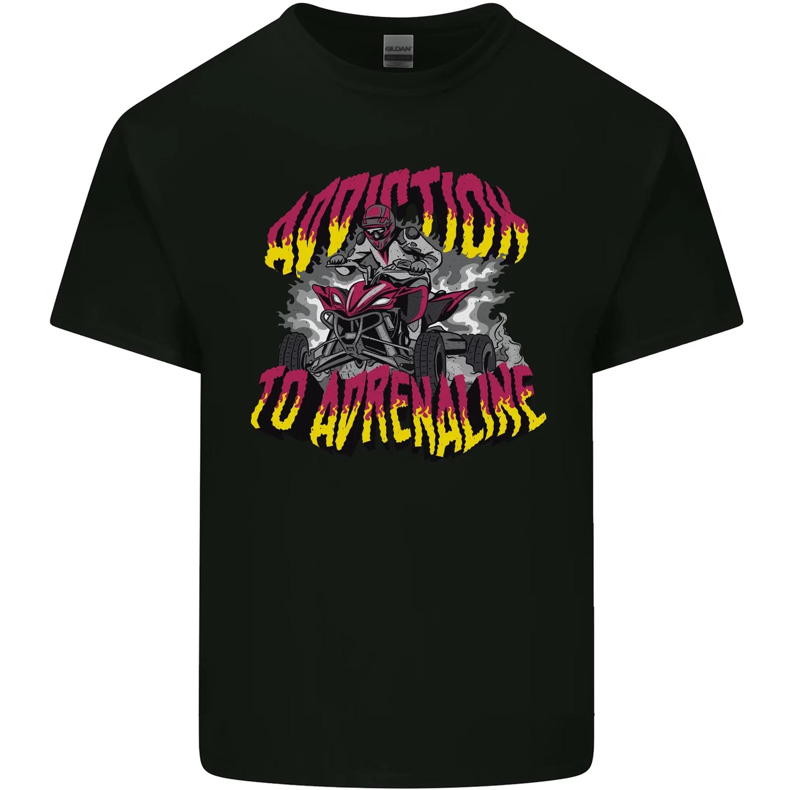 Quad Biking Adrenaline ATV Biker Off Road Kids T-Shirt Childrens 2XL