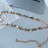 Adjustable Tassel Waist Chain Vintage Metal Star Waist Chain  Women Decorative Body Jewelry