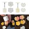 Lion/Latches Shape Mooncake Press Mold Cookie Stamps Chinese MidAutumn Moon Cake Makers Decoration Tool for DIY Cookie