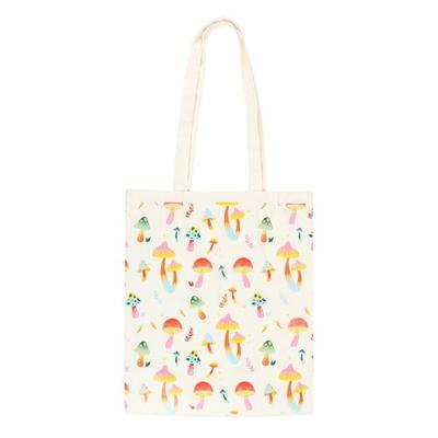 Funky Fungi Mushroom Polycotton Tote Bag