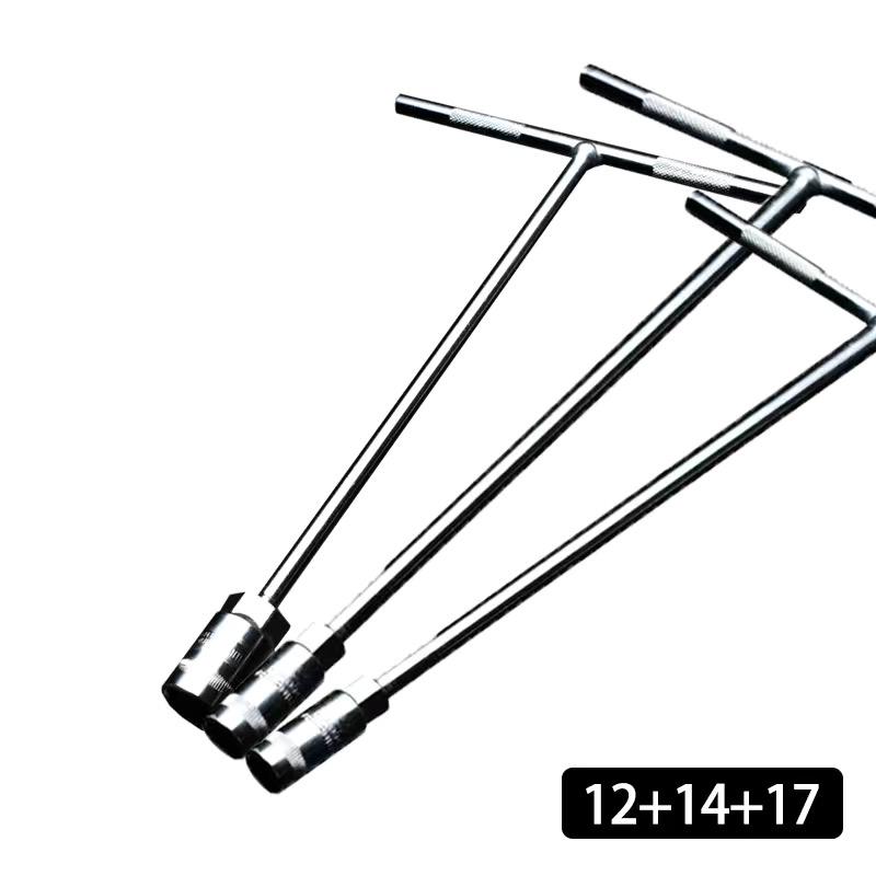 T-Bar Wrench Socket Set, 6-19mm Hex for Car and Motorcycle Repair