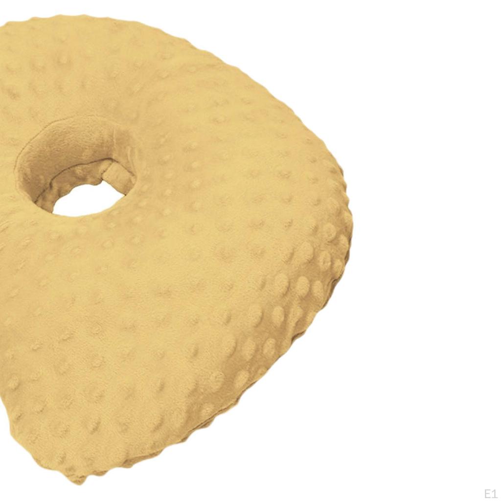 Ear Piercing Pillow Donut Washable Soft Multipurpose Relaxation Side Sleepers with A Hole